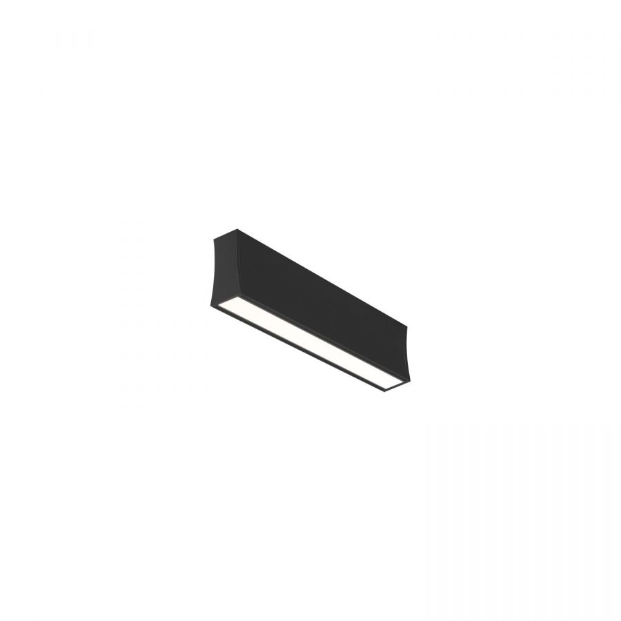 Wandlicht 14w 950lm 3000k Zwart