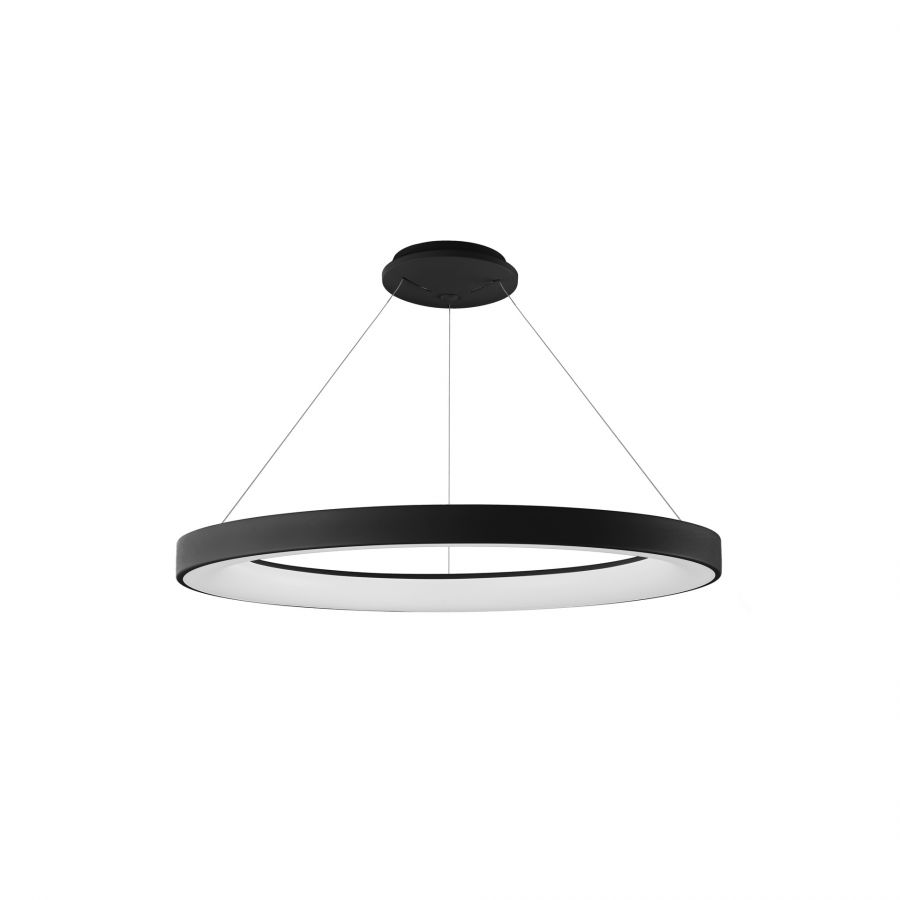 Hanglamp 65cm CCT Dim Zwart