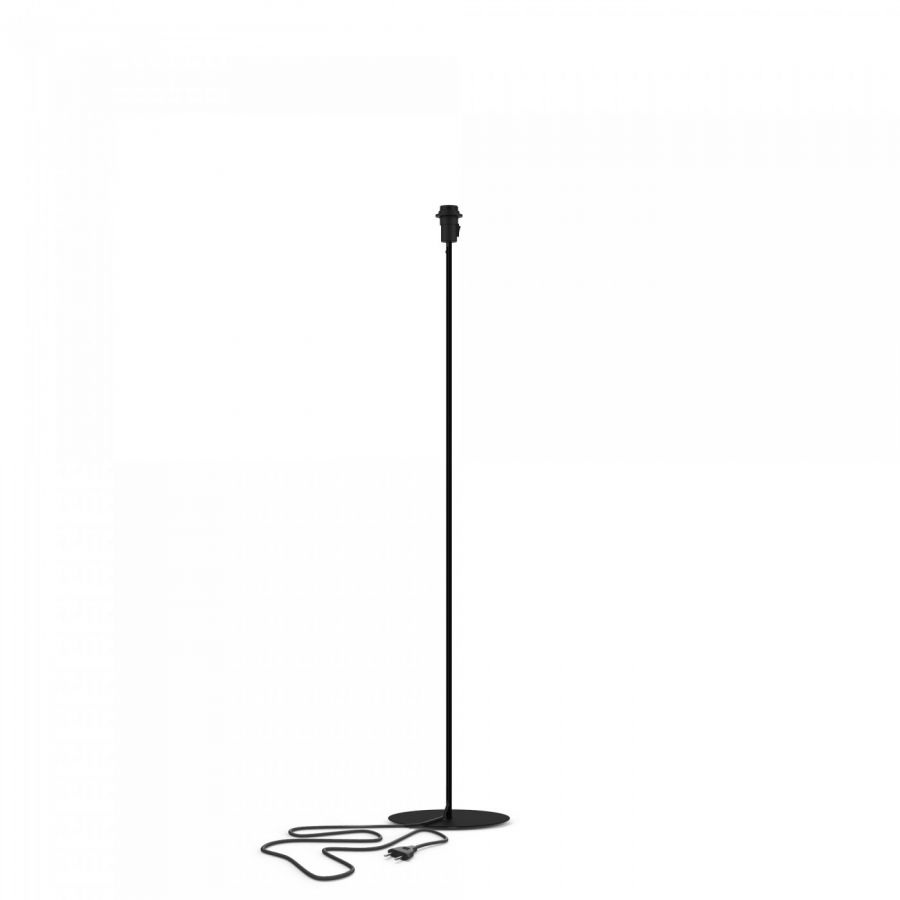 Vloerlamp E27 Zwart