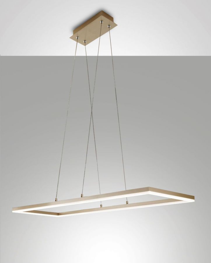 Hanglamp RH 52w 4680lm Warmwit MatGoud