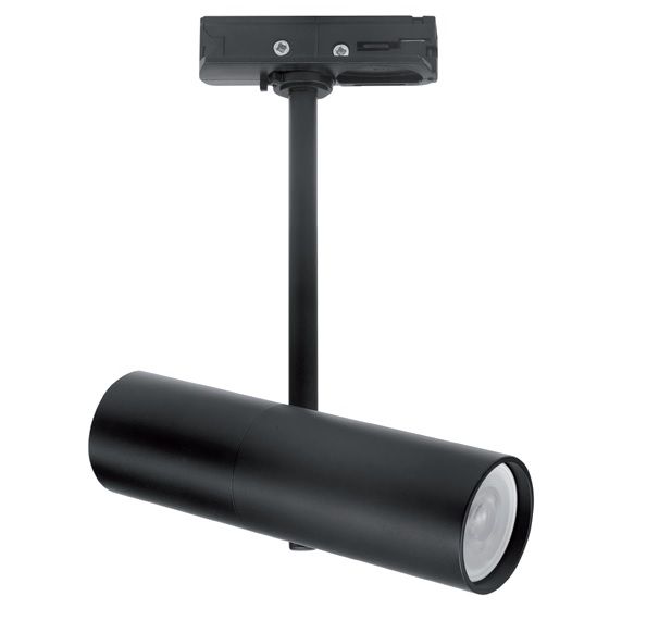 1f rail zwart spot GU10 35mm