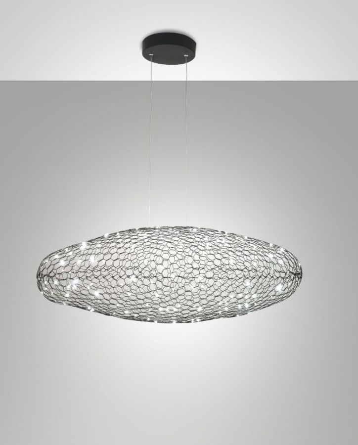 Hanglamp 18w 1780lm Warm Zwart