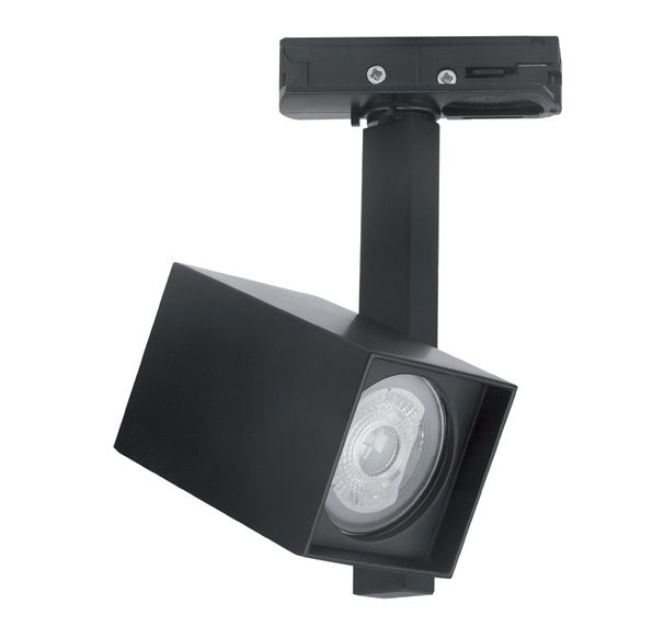 1f rail zwart spot GU10