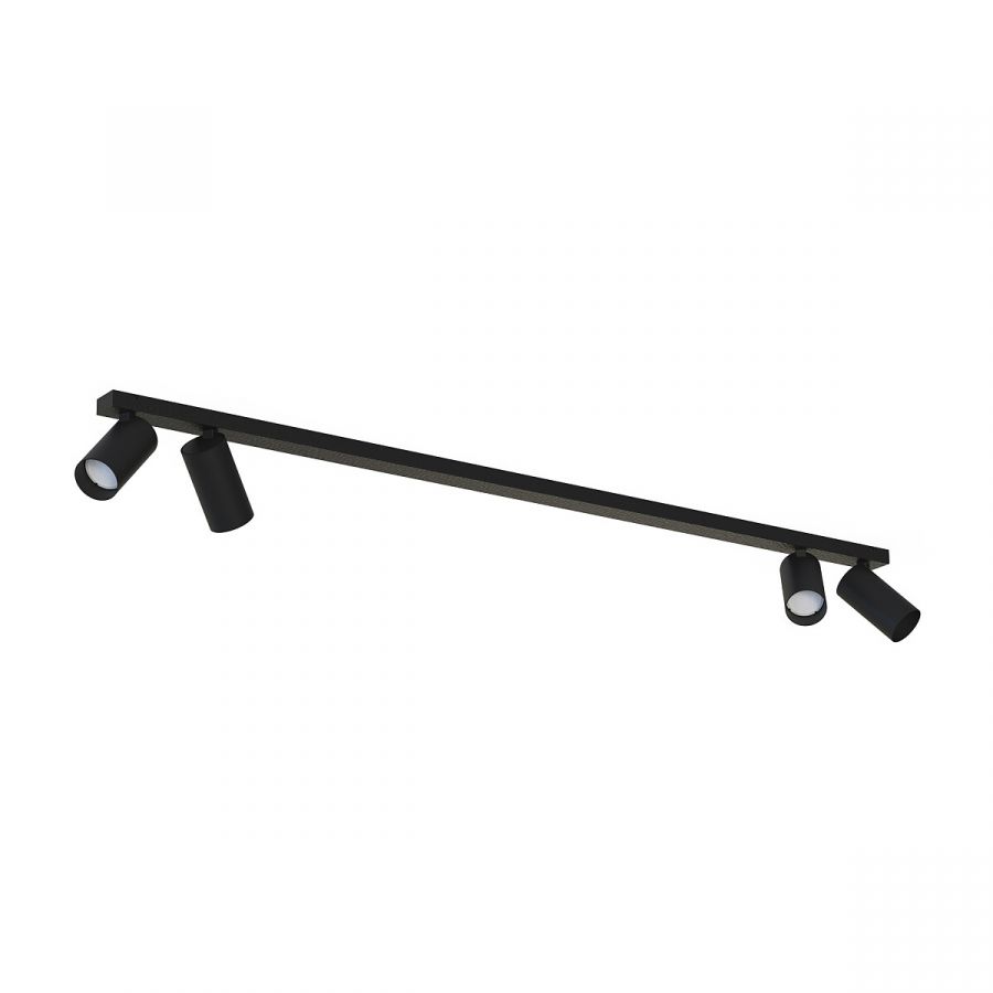 Spot 4xGU10 Zwart