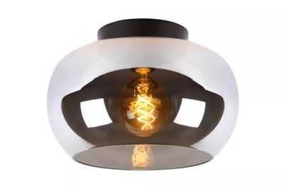 45177/30/65 JUDI Plafondlamp E27 zwart fumé