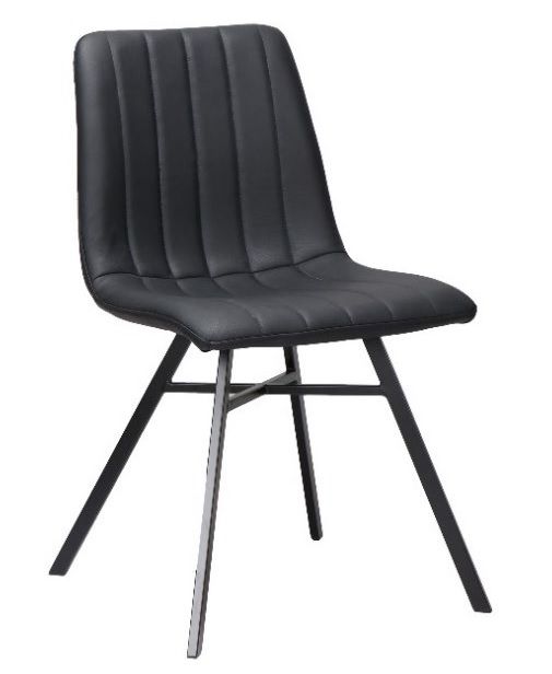 Stoel Madrid PU zwart