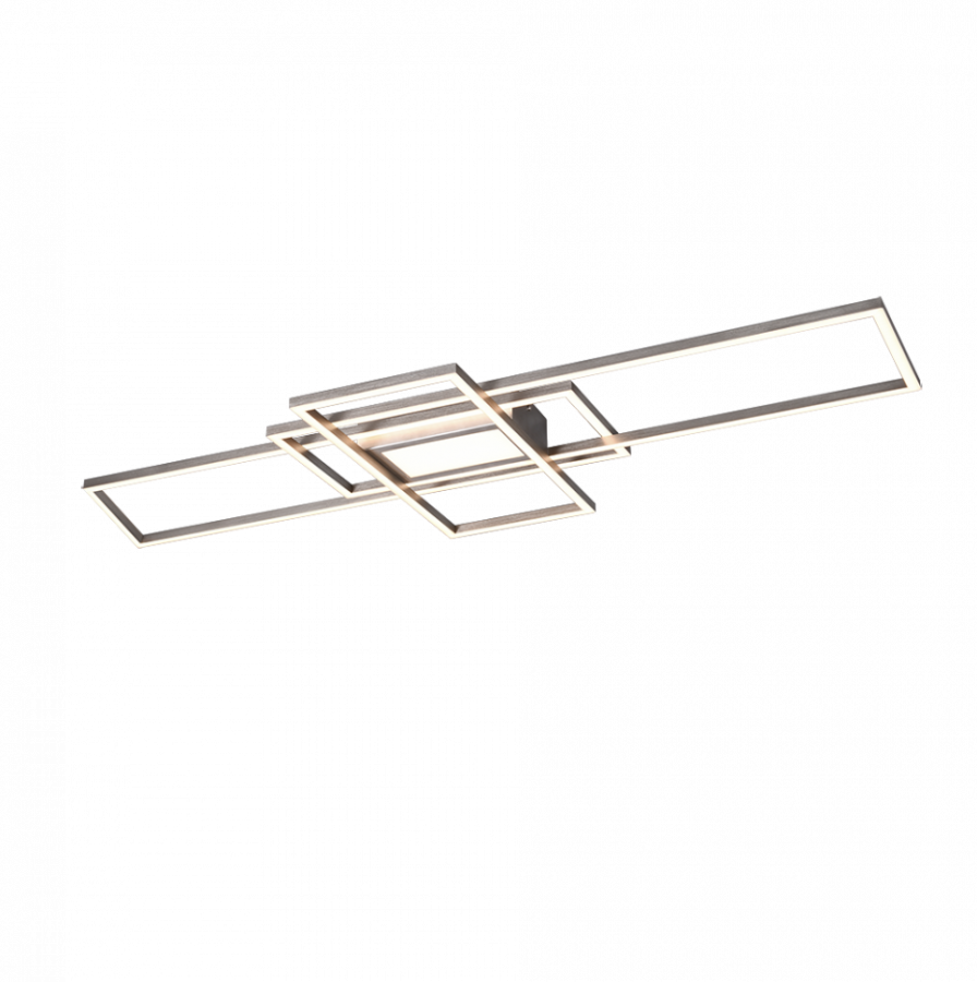 620010407 IRVINE Plafondlicht 60w 7100lm WHITES RemCon Nikkelmat