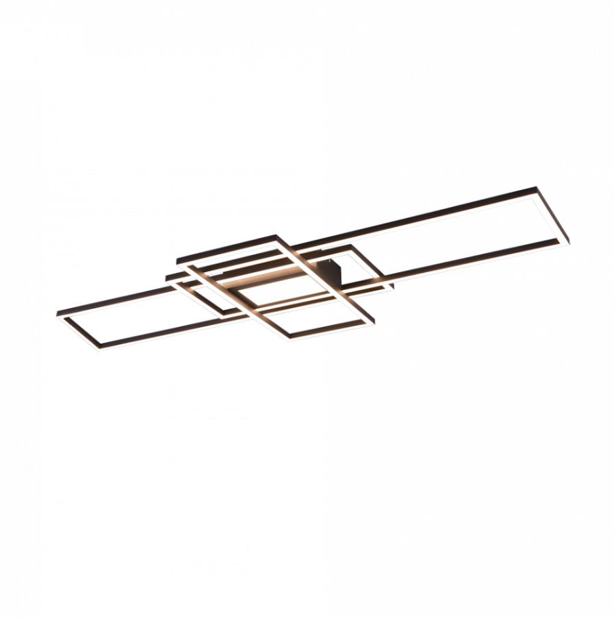 620010442 IRVINE Plafondlamp 60w 7100lm WHITES RemCon Antraciet