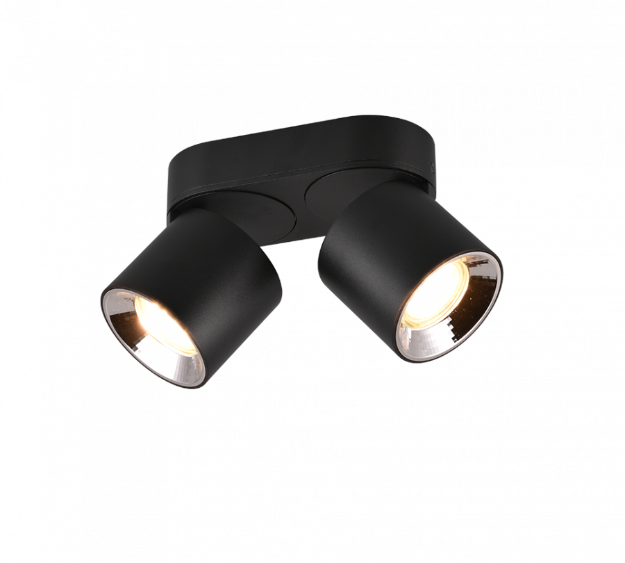 651000232 GUAYANA Spot 2xGU10 zwart