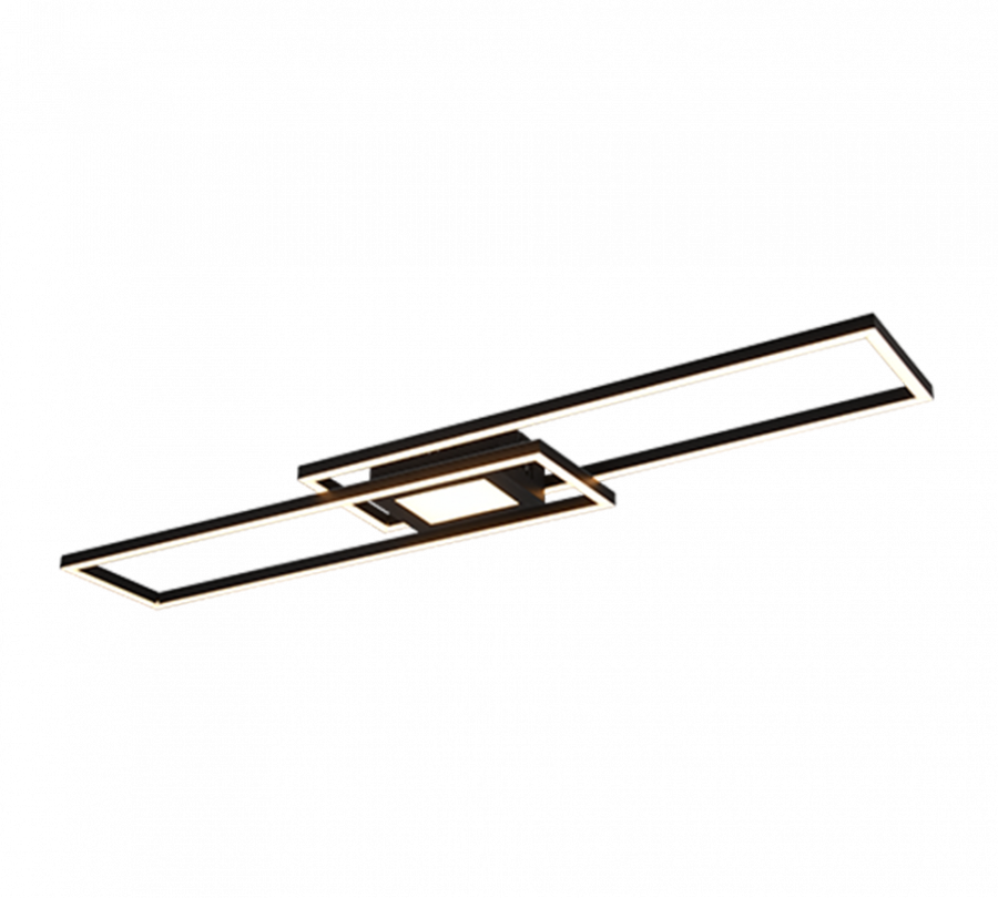 670710532 Ganado Plafondlamp 38w 4500lm WHITES RGB RemCon Zwart