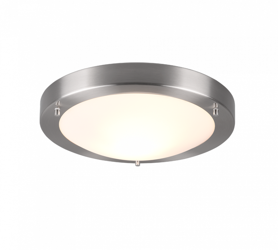 6801011-07 Condus Plafondlamp E27 IP44 Nikkelmat