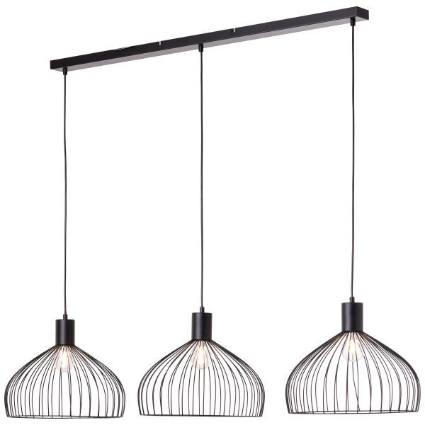 99605/06 BLACKY Hanglamp 3xE27 zwart