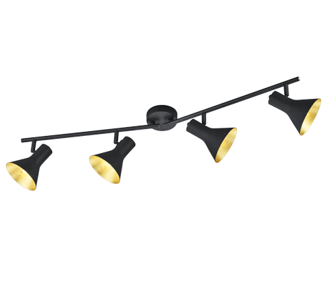 R80164002_NINA Spot 4xE14 zwart goud