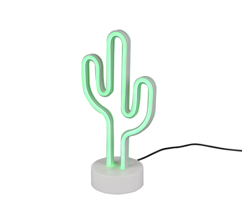 R55220101_CACTUS Tafellamp 1w 10lm Fluo Groen Cactus