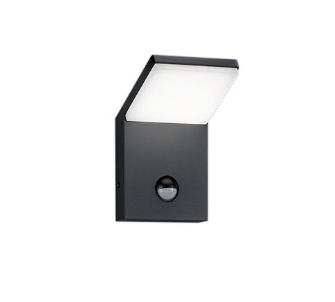 221169142 PEARL Tuinlamp 9w 900lm 3000k Antraciet +Sensor