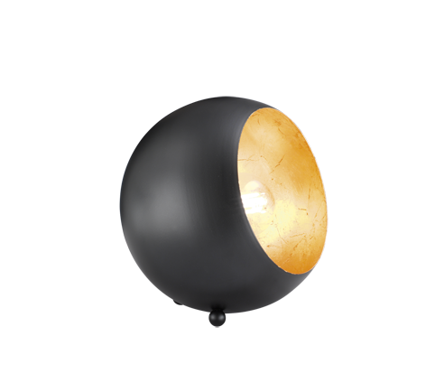 R50101032_BILLY Tafellamp E14 zwart goud plated
