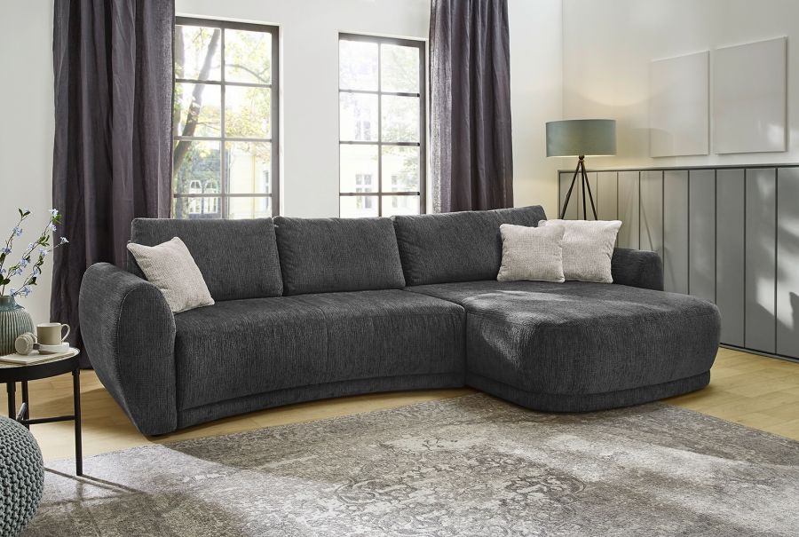 Salon Laguna stof antraciet