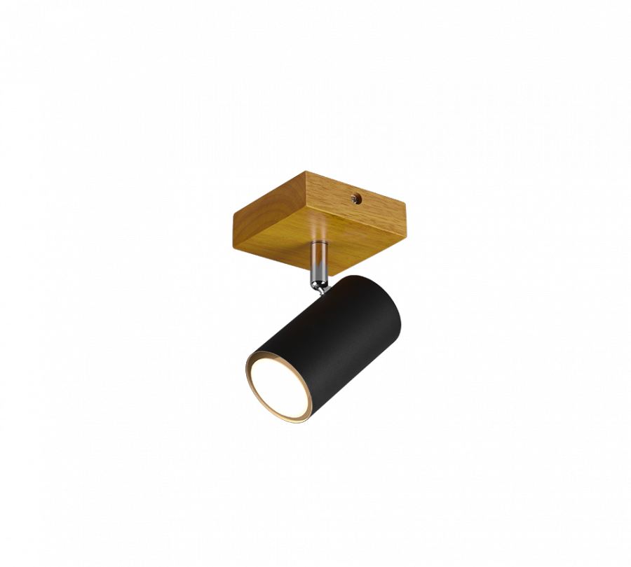 812400132 Marley Spot GU10 Zwart Hout