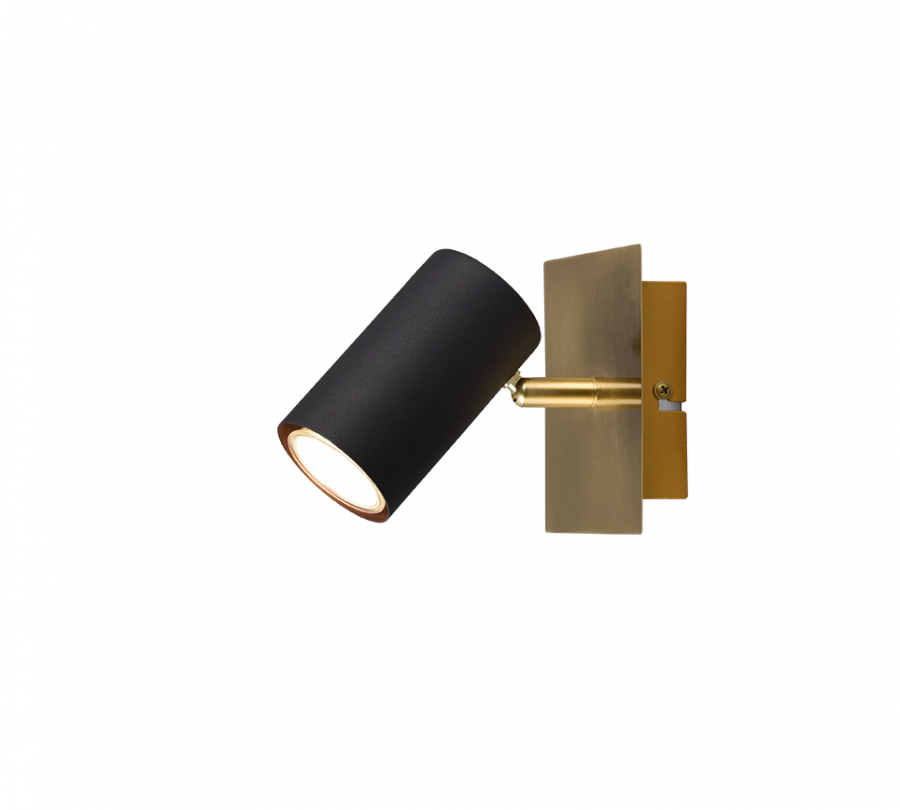 802400180 MARLEY Spot GU10 Mat messing zwart