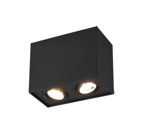 613000232 BISCUIT Spot 2xGU10 Zwart