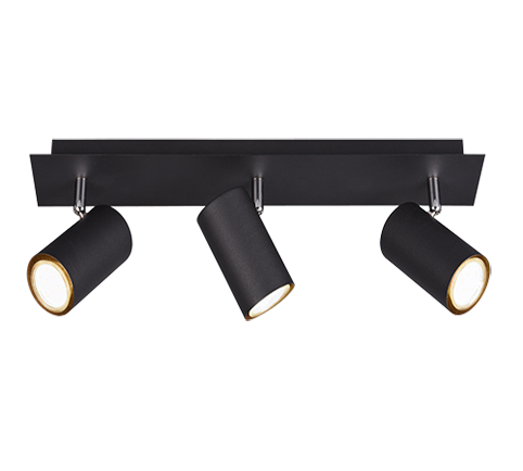 802400332 MARLEY Spot 3xGU10 Zwart