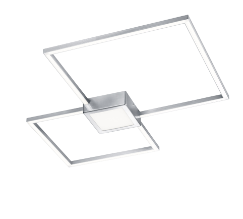 676210307 HYDRA Plafondlicht 28w 2600lm 3000k Nikkelmat 3StapDim