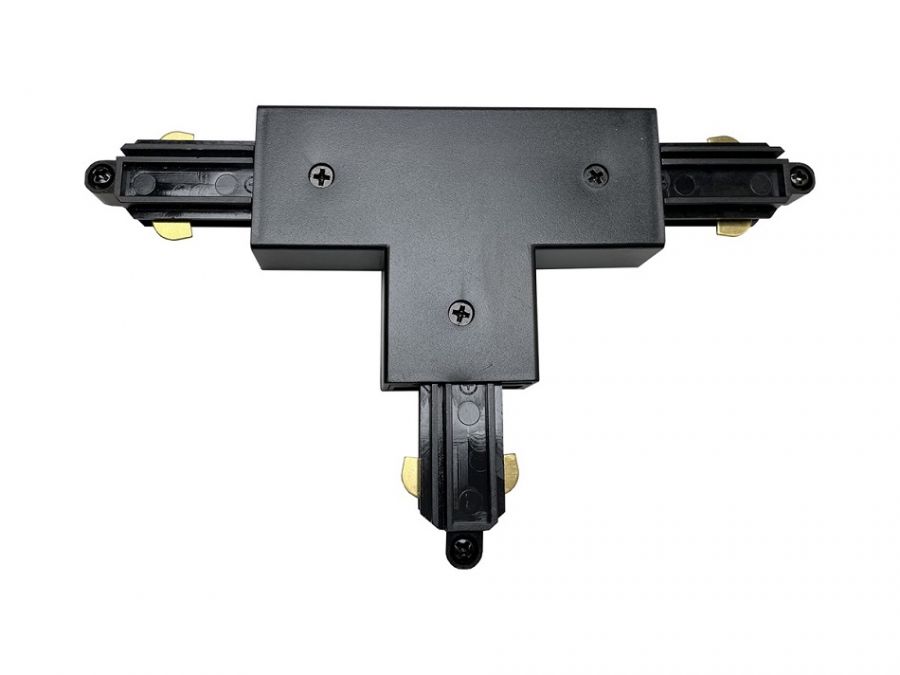 1f rail zwart T-connectie