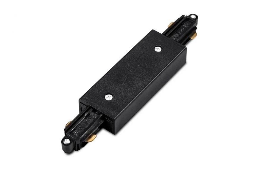 1f rail zwart midden aansluiting