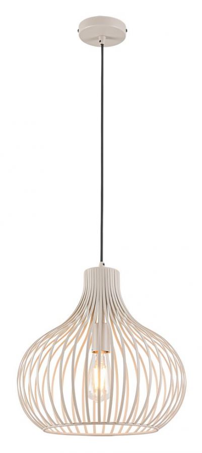 Hanglamp E27 38cm Crème