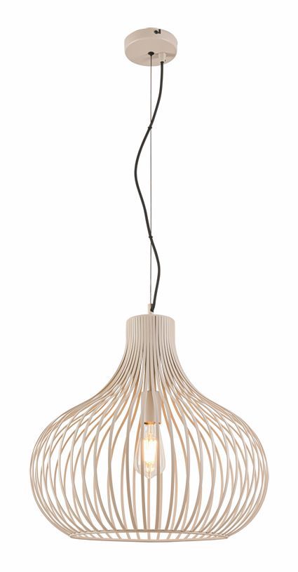 Hanglamp E27 48cm Crème