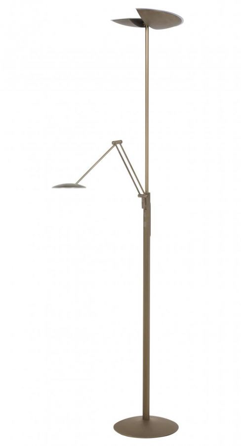 Vloerlamp 30+6w WHITES DIM Brons