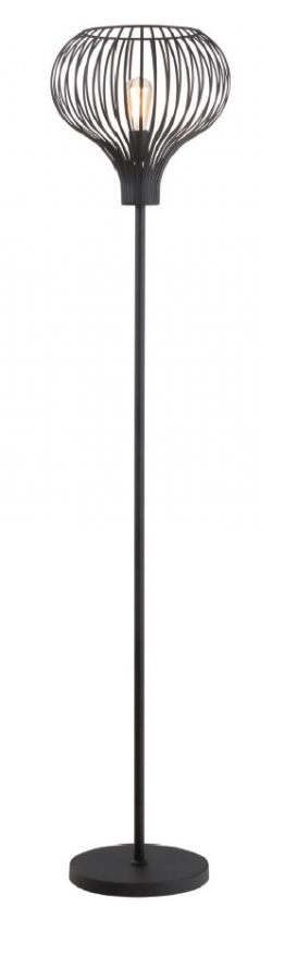 Vloerlamp E27 Zwart