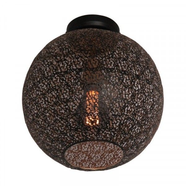 Plafondlamp E27 Zwart Goud