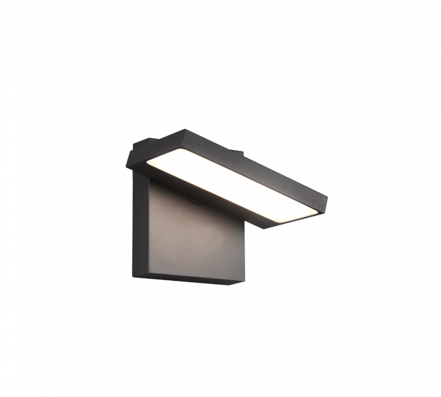 226360142 HORTON Tuinlamp wand 8w 1000lm 3000k Antraciet