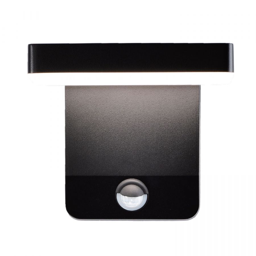 Tuinlamp IP54 PIR 20w 1700lm 3000k Zwart