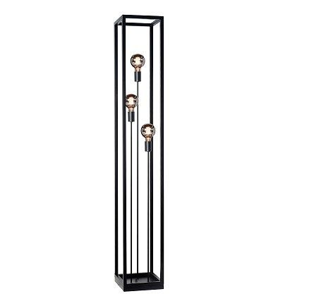 Vloerlamp 3xE27 DIM 170x26x26 zwart
