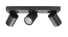 IP44 Spot 3xGU10 Zwart 