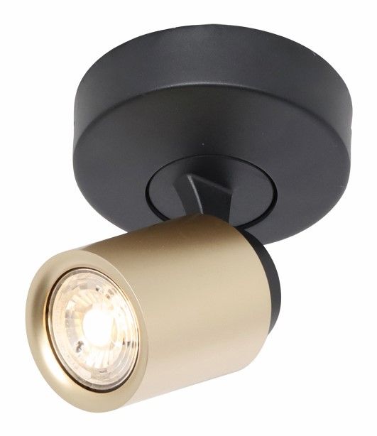 Spot G10 zwart mat goud