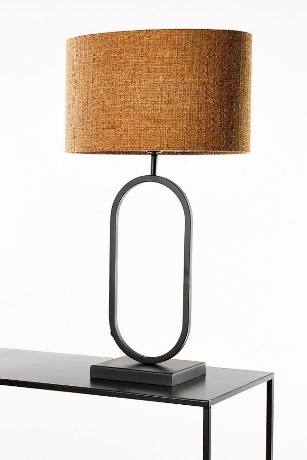 Tafellamp E27 zwart
