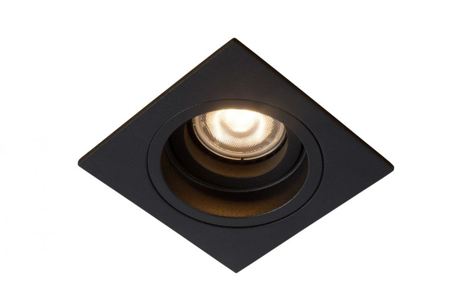 22959/01/30 EMBED Inbouw GU10 Vierkant Zwart