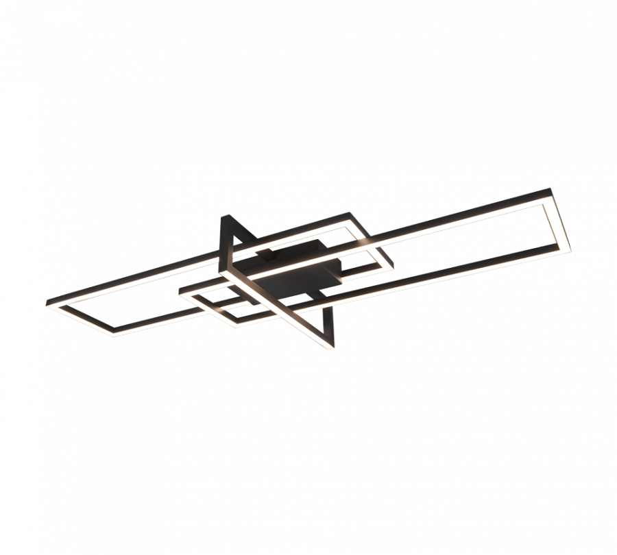 620310332 SALINAS Plafondlamp 34w 3900lm 3000k 3SwitchDim Zwart