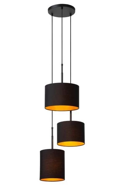 45409/13/30 MAYA Luster R3xE27 zwart goud