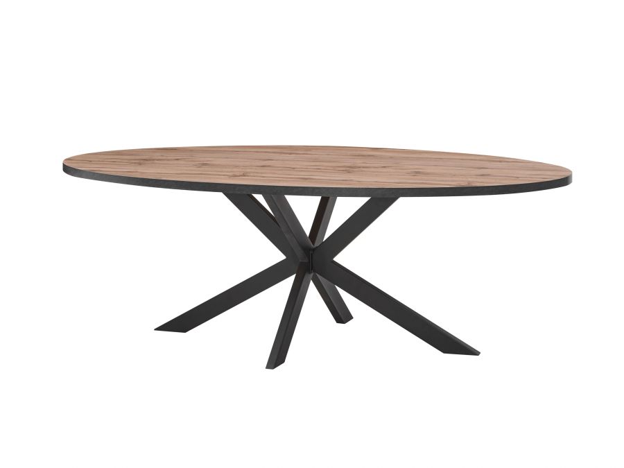 Salontafel Estrella ovaal met centrale poot
