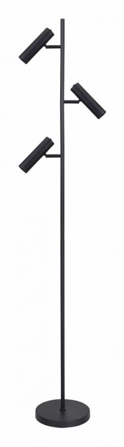 Vloerlamp 3xminiGU10 Zwart