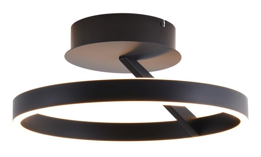 Plafondlamp 40w Ø40cm 1600lm 2700k Zwart