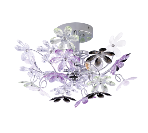 R20012017 FLOWER Plafondlamp 2xE14