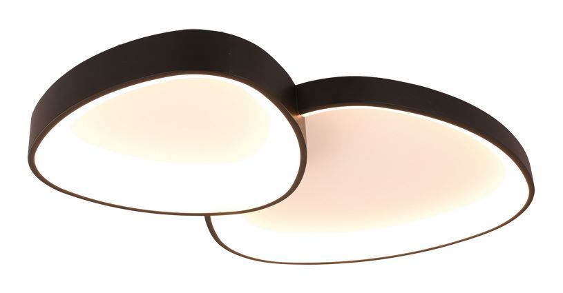 Plafondlamp Ø58cm 40w 2892lm 2700k Zwart