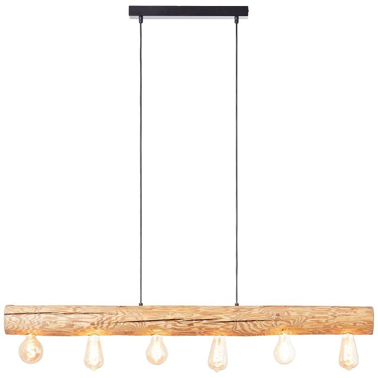 99433/35 TRABO Hanglamp 6xE27 hout
